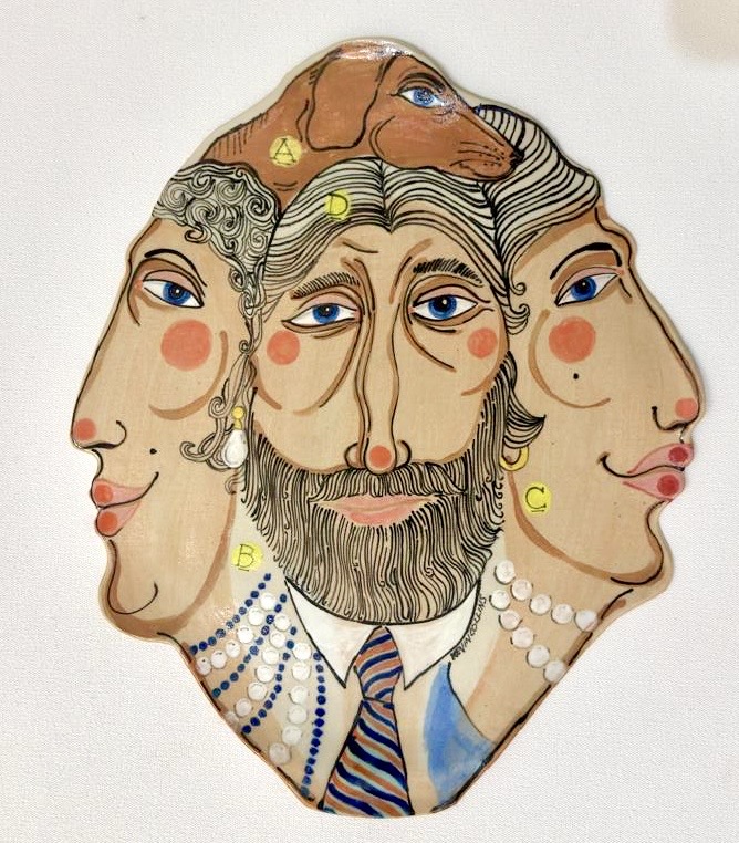 The 3 wives of the elder de La Mer